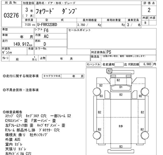 Auction Sheet